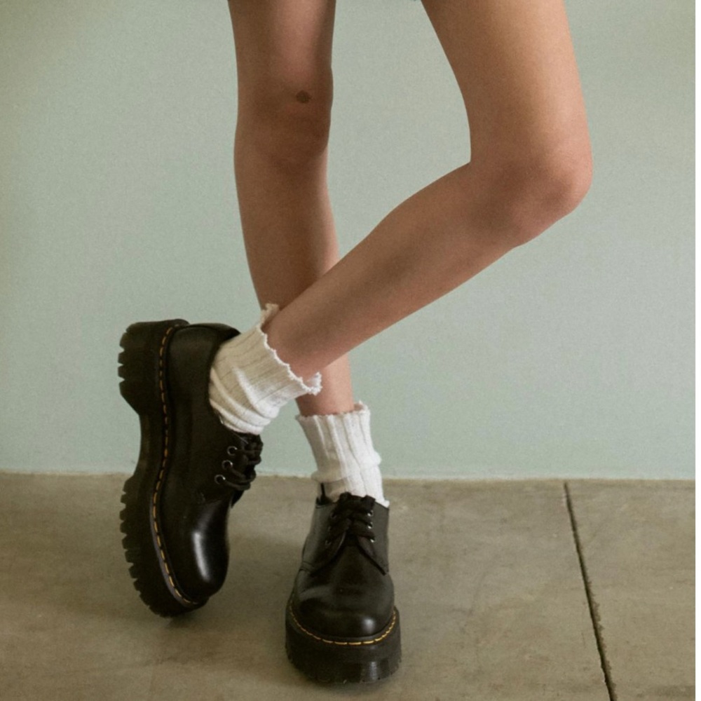 Dr. Martens 1461 Quad Platform Black